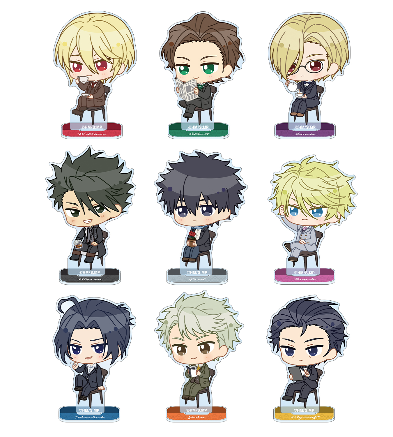 トレーディング ちびキャラ モーニングルーティーンver. アクリルスタンド