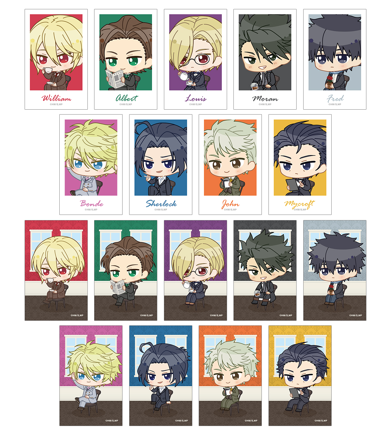 トレーディング ちびキャラ モーニングルーティーンver. イラストカード